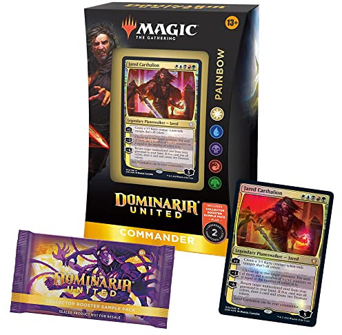 Magic: The Gathering Dominaria United Commander Deck – Painbow + Collector Booster Sample Pack (Versión en Inglés)