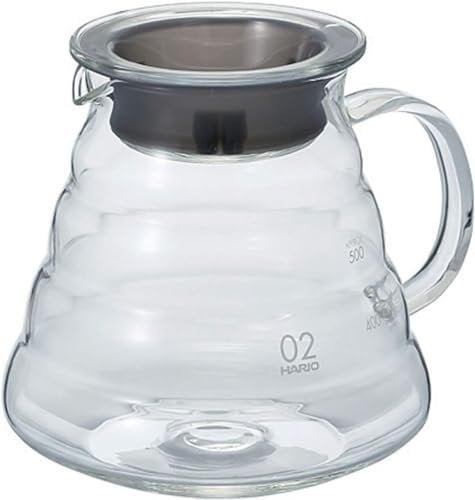 Hario XGS-INT-02TB Kaffeekanne, Glas, 600 ml