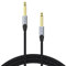 VENTION Cable de guitarra de 6,35 mm para instrumentos, 1/4 pulgadas, conector TS de 6,35 mm a conector jack de 6,35 mm para altavoces, amplificador, bajo, mezclador – 5 m