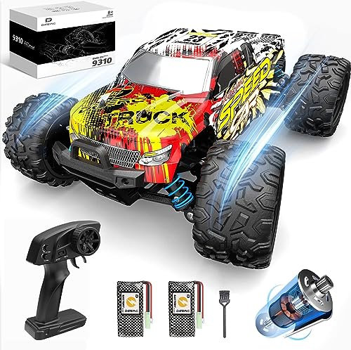 DEERC 9310 Ferngesteuertes Auto für Erwachsene und Kinder 30+MPH, Maßstab 1:18, 4WD Off Road RC Monster Truck, schnell 2,4 GHz Off-Road-Spielzeug, Truck, Geschenke für Jungen