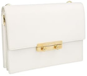 Prada Damen Weiss Saffiano Leder Schultertasche 1DH101