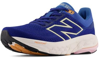 New Balance Femme Fresh Foam X 860 V14 Chaussure de Course, Encre/Calcium/Rose délavé, 37 EU