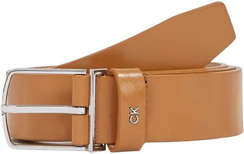 Calvin Klein Damen Gürtel Must Square Buckle aus Leder, Braun (Lion), 70 cm