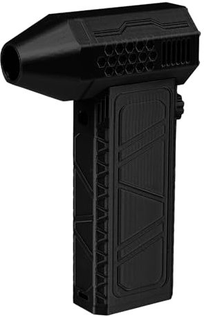 Jet Dry Mini Blower, 110000 RPM Portable Turbo Powered Super Jet Fan Blower, Multi Purpose Rechargeable Jet Blower for Computer Keyboard, Car, Cleaning, Camping (Black)