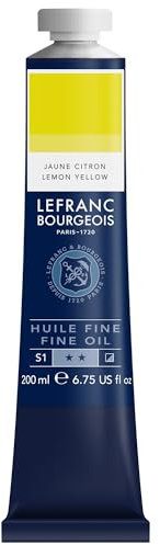 Lefranc Bourgeois Huile Fine Tube 200ml Jaune Citron