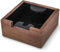 KNODOS Wooden Espresso Knock Box Walnut Dump Bin for Coffee Grounds Disposal Durable, Shock-Absorbent Espresso Machine Accessories, Easy to Clean Tamping Station
