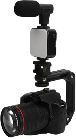 flexman Digitalkamera mit 3 Zoll Farbdisplay, 4K 64 MP HD Nachtsicht Digitalkameras für Fotografie, 16 Facher Digitalzoom, 120° Weitwinkel Vlogging Kamera mit Fülllichtmikrofon