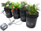 DRFGHK Hydroponische Gartensysteme, 2-in-1 DWC Hydroponik-Anbausystem mit 5-Gallonen-Tiefwasserkultur, Umwälz-Tropfgartensystem mit Top-Tropf-Kit, Luftpumpe, 4 Eimern, für drinnen und draußen