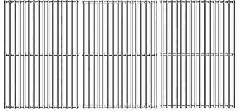 KIKIBRO 15/17/19 Zoll Grill Grillroste Ersatz für Weber Genesis II E-410, E-435, S-435, SE-410, 66089 66097, Kitchen-Aid 720-0856V 740-0781, Weber Genesis II LX 400 SER GBS S-435
