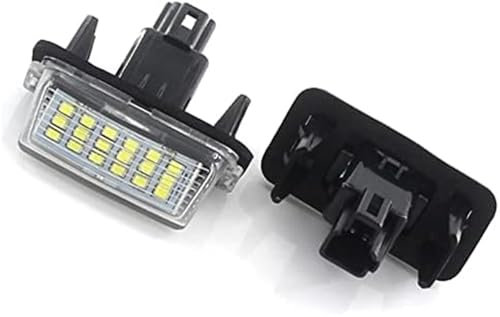 XEBRAD License Number Plate Light Lamps, for Toyota, Highlander Vitz Ractis Verso S Voxy Yaris EZ SAI Noah Proace Car-styling car license plate light