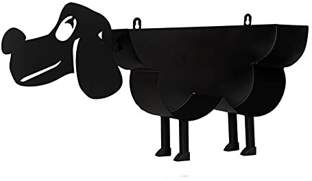 Porta di carta per cani da bagno a forma di pecora in metallo (b)