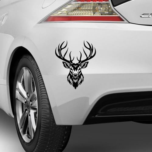 Pegatina Promotion Hirsch Jagd Hirschkopd Jäger Forst Jagd Aufkleber Sticker Autoaufkleber Farbe &Größe wählbar Auto Tuning
