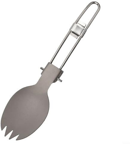 Cucchiaio pieghevole da viaggio, forchetta per picnic e cucina all'aperto (Spork)