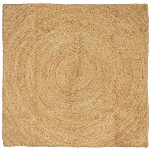 vidaXL Bereichsteppiche Natur 120 x 120 cm Jute