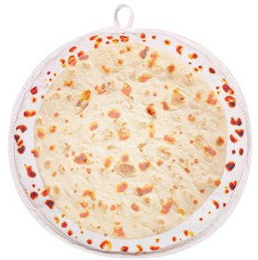 & Tortilla Food Warmer Pouch – 30x30cm Insulated Cloth Holder for Keeping Flatbreads, Pizza Rolls & Tacos Warm | Durable Thermal Bag for Home Meals, Parties & Family Feasts