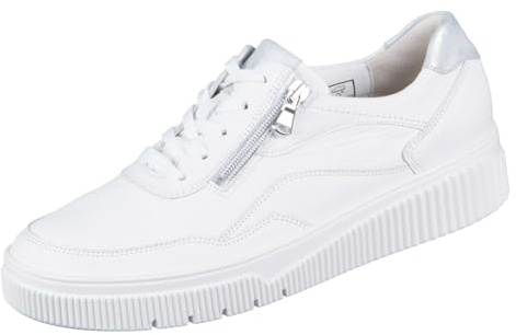 Waldläufer Sansa 610002 403 663 Vega Fume Weiß (Weiss Silber), 39