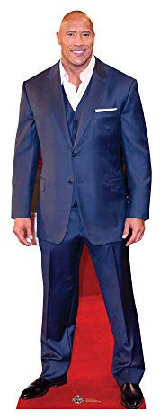 partyman.co.uk Dwayne Johnson 195 cm Lebensgröße Pappaufsteller