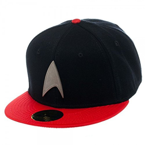 STAR TREK Metall Badge Red Snapback Baseball Cap