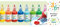 8 bouteilles de gouache - Djeco