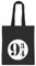 Shirtstreet Fanartikel Fan Kult Film natur Jutebeutel Stoffbeutel Tote Bag Kreis Harry 9 3/4, Größe: onesize,schwarz natur