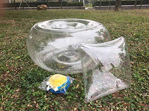 LQYHocker transparente große runde aufblasbare hocker Outdoor - Reisen tragbare aufblasbare kleinen Sofa Auto montiert die Pedal - Stuhl,transparente Stuhl Kissen