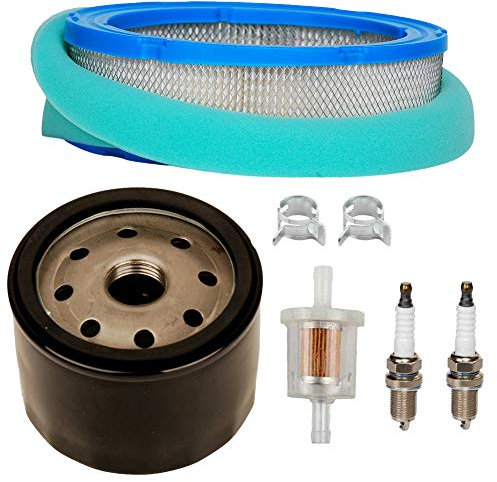 JJDD Carkio Luftfilter Ölfilter Kraftstofffilter mit Zündkerze Ersatz für Briggs & Stratton Vanguard V-Twin 12,5-21 PS