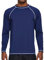 Arcweg Langarmshirt Herren Rash Guards Farbecht UV Schutz Funktionsshirt Langarm Shirt Schnelltrocknend Atmungsaktiv Wandershirt UPF 50+ Sonnenschutz Jungen Surf Angeln Wandern Dunkelblau EU L