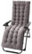 Lpimbgr Matelas Coussin pour Bain de Soleil Chaise Longue, Jardin Extérieur Doux Pliable,160 * 48 * 8 cm (Gris)