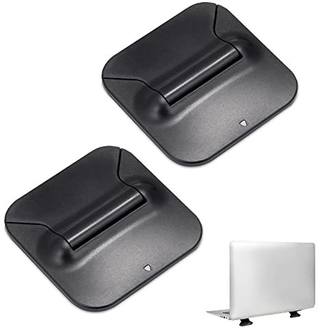 CATTY 2 Stücke Laptop Stand, Notebook Ständer, Mini Laptop Ständer, Invisible Notebook Stand, Ergonomische, Leichte Halterung für Laptops, Geeignet für Tablets und Laptops