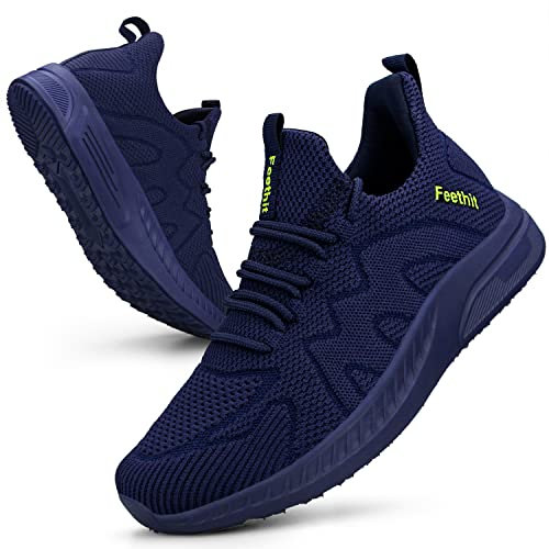 Feethit Turnschuhe Damen Leichtgewichts Atmungsaktiv Sportschuhe Sneaker Blau 37