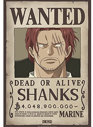 ABYstyle - ONE PIECE Poster Wanted Shanks (52 x 35 cm)