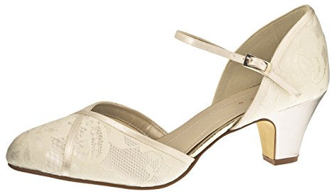 Rainbow Club Damen Shirley Pumps, elfenbeinfarben, 41 EU