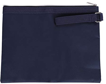 A4 Porte-Document Portable Sacoche pour Dossier en Oxford avec Poignée Sac d'Affaires Multifonctionnel Grande Capacité à Fermeture Éclair Sac à Main Sac de Rangement pour Bureau Business Scolaire