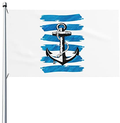 Pride Flag Anker Mit Schriftzug Yard-Flaggen Lichtbeständige Garden Flag Langlebig Garten Fahne Für Yard Rasen 90x150 cm