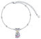 AOBOCO 925 Sterling Silber Einhorn Armband, Einhorn Geschenke für Mädchen (Mehrfarbig)
