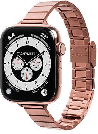 LAUT Links Petite, Armband für Apple Watch 42/44/45/49 mm, Edelstahl, Rosegold