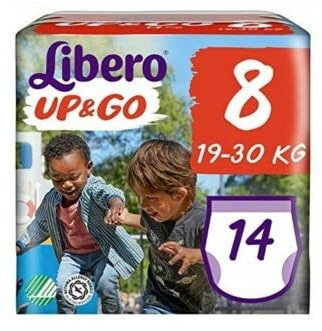 Libero Up & Go Taglia 8 Pannolino Per Bambini Con Peso 19-30kg, 14Pannolini
