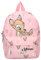 Personalisierter Kindergarten-Rucksack Disney mit Name Mädchen | Kleiner Rucksack Bambi Reh für Kinder | Freizeitrucksack Rehkitz Filmeklassiker in rosa