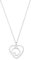 s.Oliver Kette mit Anhänger 925 Sterling Silber Damen Halsschmuck, mit Süßwasserzuchtperle, 42+3 cm, Weiß, Herz, Kommt in Schmuck Geschenk Box, 2037821
