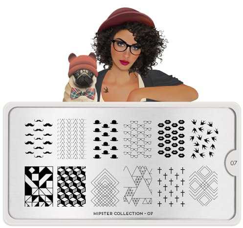 Moyou Stempel Schablone Hipster 7