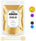 Epoxidharz Farbe 120g, Mica Pulver Natur Metallic Epoxidharz Pigment für für Seifenfarbe, Lipgloss, Nagellack, Make-up, Epoxidharz, Kerzenherstellung, Badebombe, Schleim (Golden)