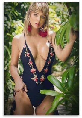 Hot Girl Sara Jean Underwood Supermodel Poster, Kunstwerke, Leinwandposter, Wandkunstdrucke, moderne Dekoration, 50,8 x 76,2 cm (50 x 75 cm)