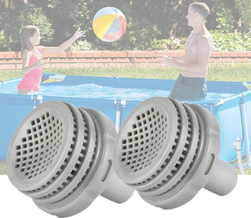 Poolzubehör,pool Einlaufdüse | Einlaufdüse Stahlwandpool Schlauchtüllefilter Anschluss | 1,25 Kleiner Poolfilter-Anschlusseinlass Und -auslass | Schlauchanschluss 32mm/38mm, Pool Zubehör (B*2)