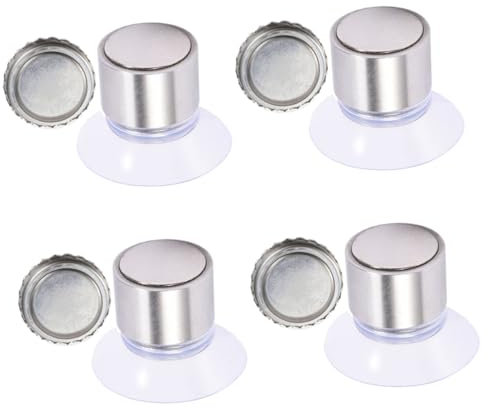 MUCKLILY 4 Sets Magnetischer Seifenhalter Badezimmerzubehör Seifenständer Küchenseifenhalter Seifenorganisator Wandmontage Seifenhalter Seifenhalter Für Wand Küchenbar