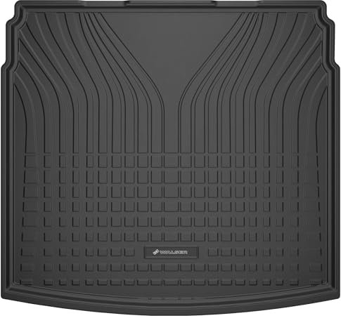 Walser Premium Kofferraumwanne für VW Tiguan Allspace (BW2, BJ2) 03/2017-2024, unterer Ladeboden, 100% passgenaue Kofferraum Schutzmatte - Made in EU, robuste Antirutschmatte Auto