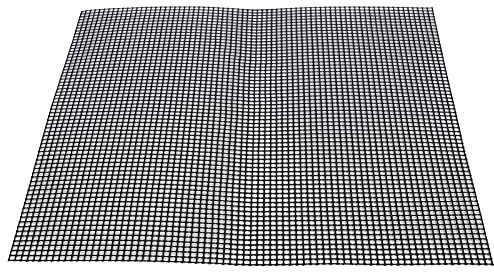 Feuille de Grille Antiadhésive de qualité Alimentaire, Tapis de Grille de Barbecue Multifonctionnel, Plaque de Cuisson pour Griller, Poêle Ovale Sûre et Résistante à la Chaleur