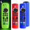 OneBom (3Pcs) Silicone Remote Case Glow in The Dark for Firetv 4K Max (2nd)/Insignia/Pioneer/Omni (QLED) Series with Lanyard, Lightweight Anti-Slip Shockproof(Glow Green&Red&Blue)