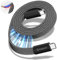 Magtame USB c Cable, 240w Flat Magnetic USB C to USB c Cable, 1.5m 5a nylon Weaving Fast charge c Cable, para Phone 15/15 Pro / 16 pro max, para Samsung Mac book