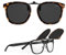 Goiteia Übergroße Sonnenbrille zum Anklipsen über Korrekturbrillen für Damen, Modisches Rahmendesign zum diskreten Verbergen Ihrer Brille, Einfaches Aufsetzen und Abnehmen mit einer Hand