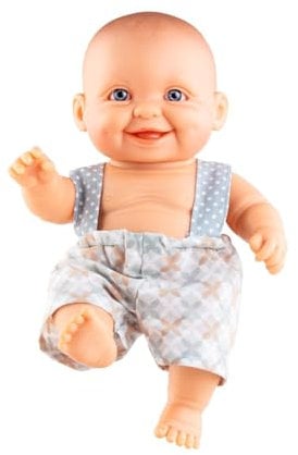 Paola Reina 218-30201 Kleine europäische Teo-Puppe in Tasche, 21 cm, bunt
